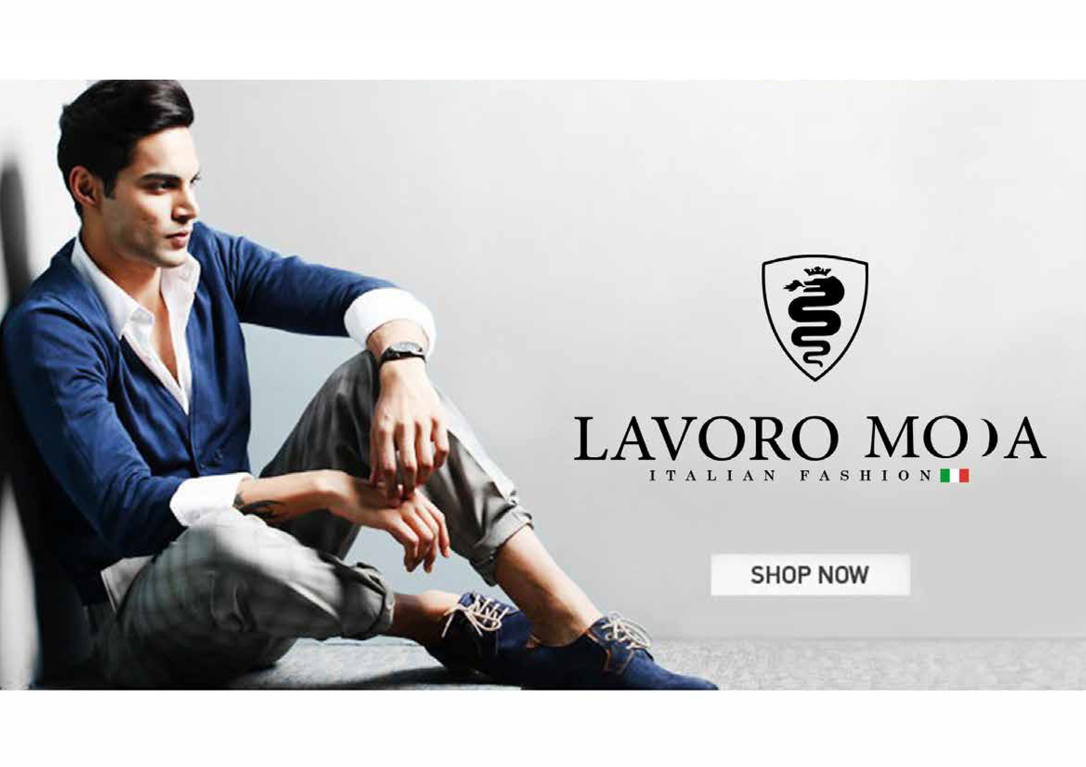 Lavoro Moda brand guidelines spread showing logo usage rules, spacing and incorrect usage examples